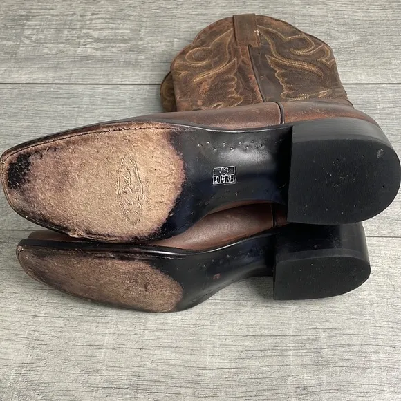 J.B. Dillon Genuine Goat Cowboy Boots Size 12B JBW2304