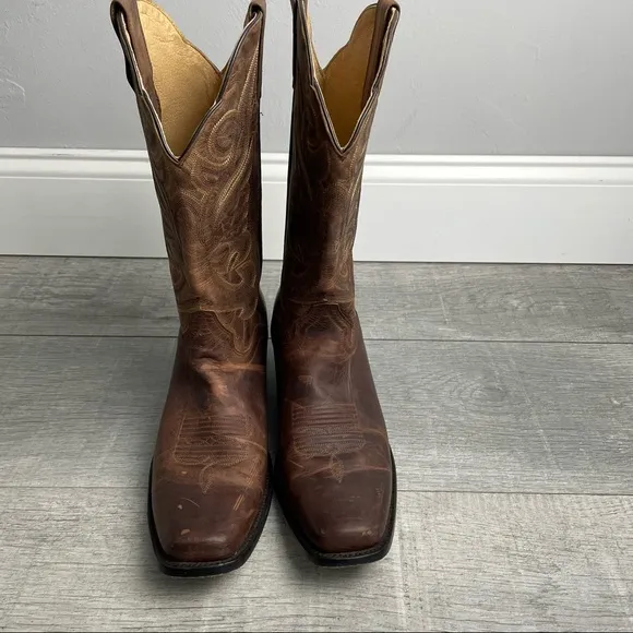 J.B. Dillon Genuine Goat Cowboy Boots Size 12B JBW2304