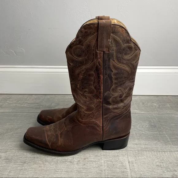 J.B. Dillon Genuine Goat Cowboy Boots Size 12B JBW2304