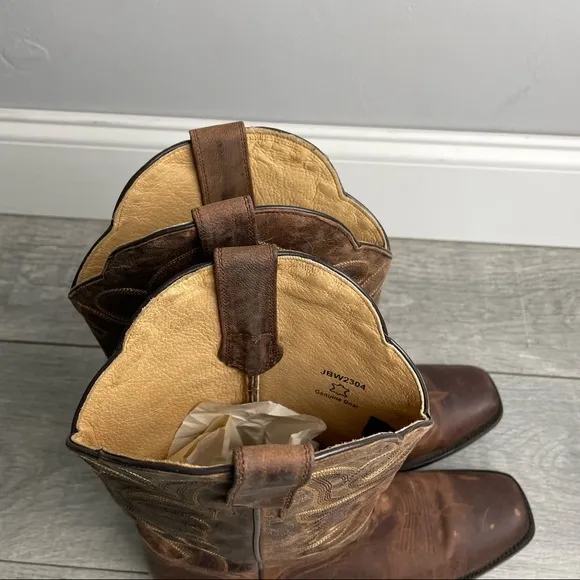 J.B. Dillon Genuine Goat Cowboy Boots Size 12B JBW2304