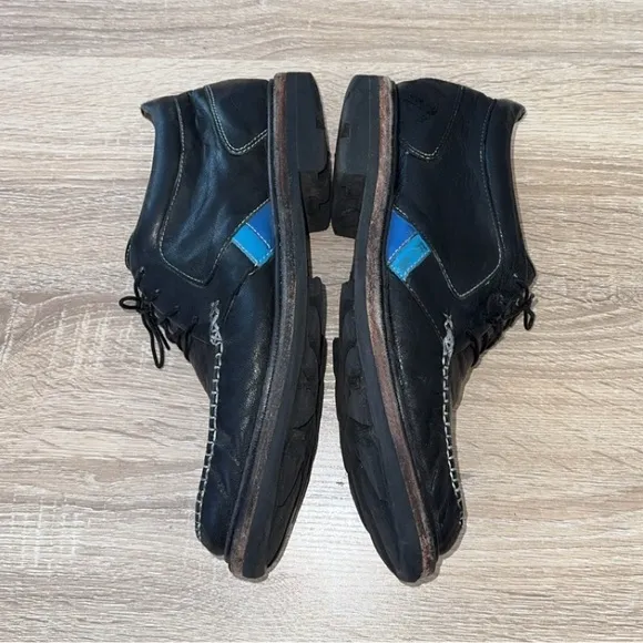 John Fluevog Angels High Point Black Moccasin Stitched Chukka‎ Shoes Size 10