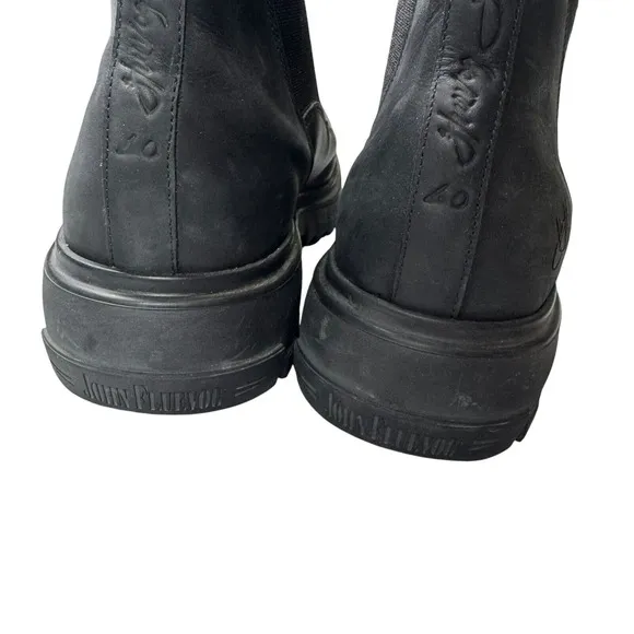 John Fluevog Boots Men 11 Women 13 Official Friday Everyday Lace-Up Chelsea