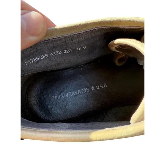 John Varvatos Star Chukka Brown EUC Men size 10