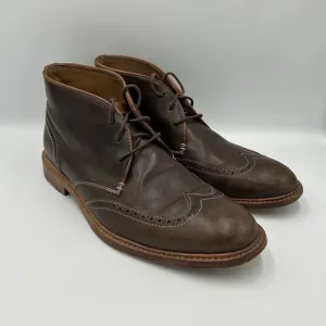 Johnston &amp; Murphy Wingtip Sheepskin Boots Men's Size 8.5‎