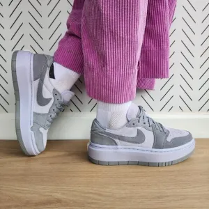 🤩Jordan 1 Elevate Low Women Shoes Sz 9.5 Stealth DH7004-005 Platform lavender