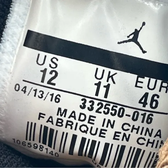 Jordan 1 Retro High ‘Bronze Medal’ Sneakers Men’s Size 12 Shoes