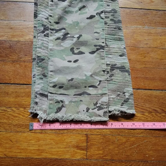 Jordan Craig Sean Stacked Jeans Camo Cargo Pants 36 Flare Mens Long Flared Pant