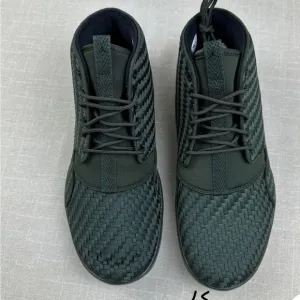 Jordan Green Athletic Shoes with Knit Upper