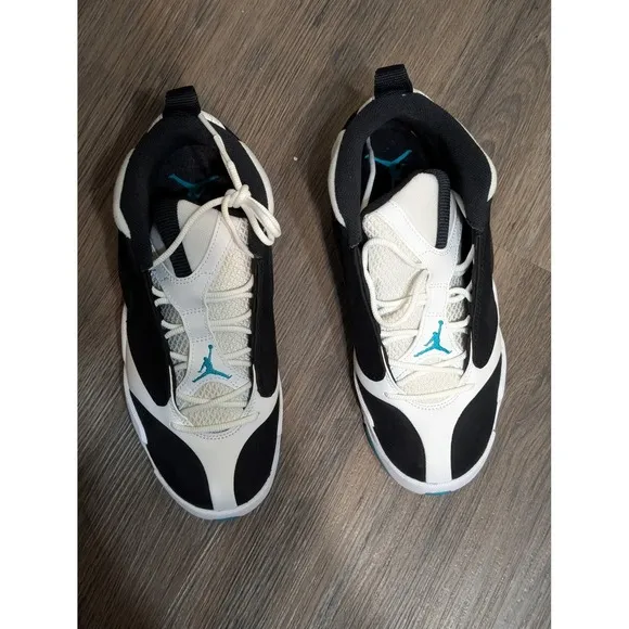 Jordan Jumpman Quick 23 Basketball Shoes Black Turbo Green AH8109-003 7.5