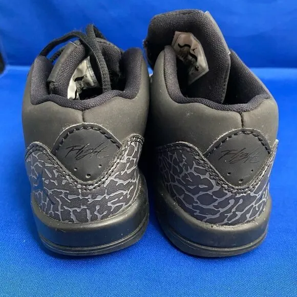 Jordan Flight Origin 2 BLACK Basketball Shoes for Toddler-Baby