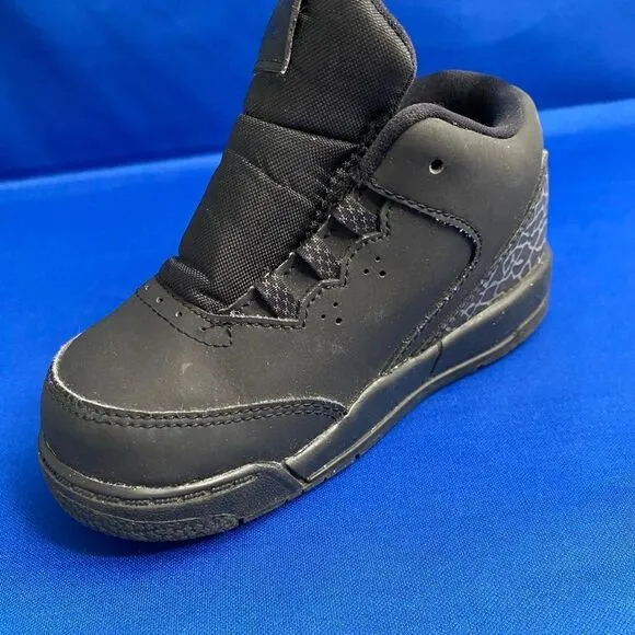 Jordan Flight Origin 2 BLACK Basketball Shoes for Toddler-Baby