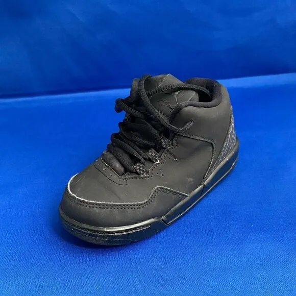 Jordan Flight Origin 2 BLACK Basketball Shoes for Toddler-Baby