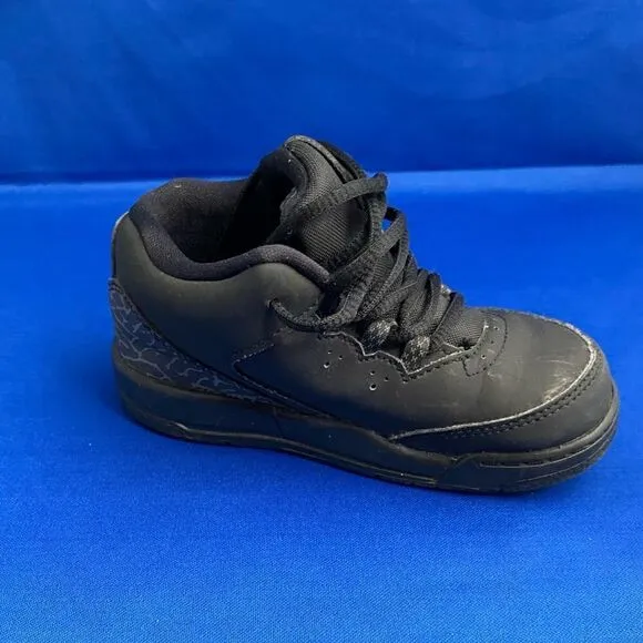 Jordan Flight Origin 2 BLACK Basketball Shoes for Toddler-Baby