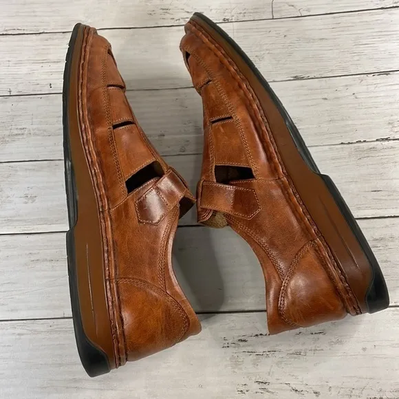 Josef Seibel Whiskey Brown Fisherman Sandals