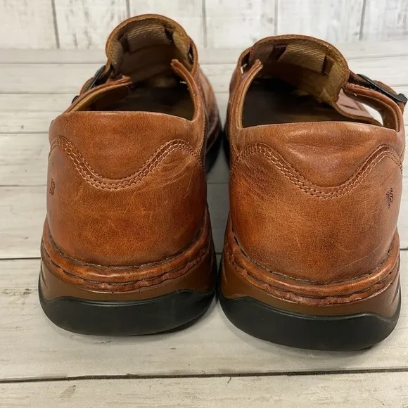 Josef Seibel Whiskey Brown Fisherman Sandals