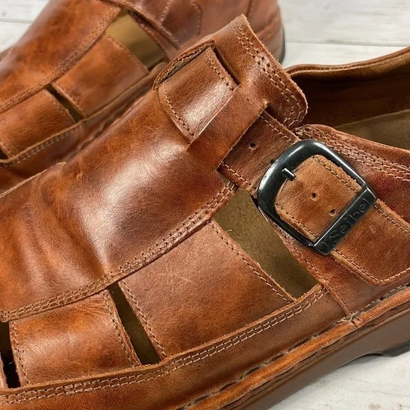 Josef Seibel Whiskey Brown Fisherman Sandals