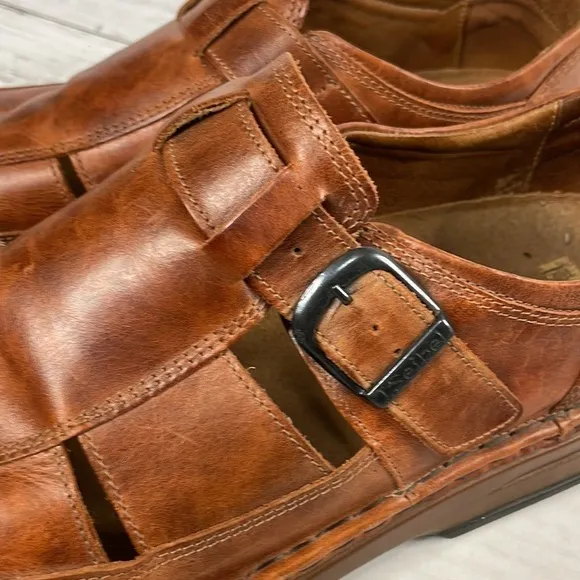Josef Seibel Whiskey Brown Fisherman Sandals