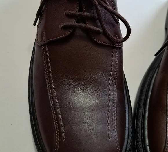 Josef Siebel Classic Brown Leather Lace Up Oxford    Size 11.5 (45)EUR