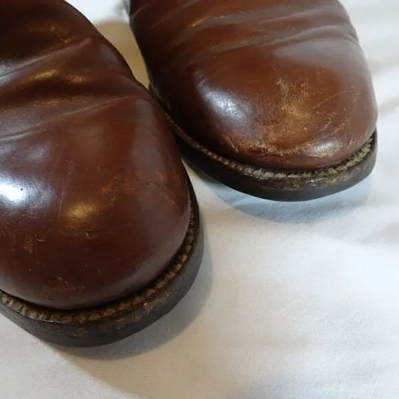 Justin 3802 Men Roper Boots Size 7 1/2C Made In the USA