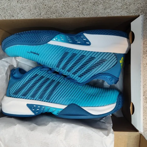 K-Swiss Blue Athletic Shoes Gradient Design