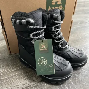 Kamik kids snow boots winter insulated waterproof cinnamon size 11 NEW