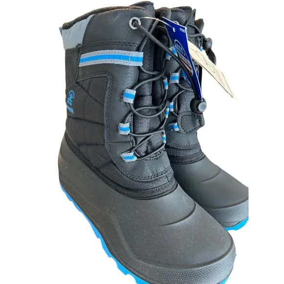 Kamik Maxx Toddler Black Insulated Waterproof Winter Boots SZ 6