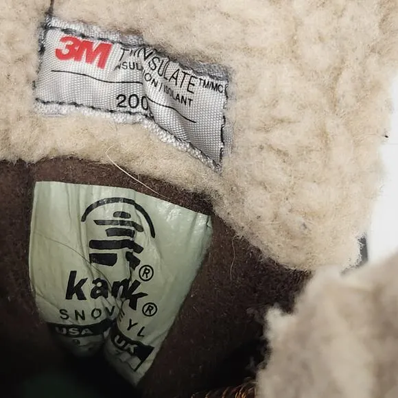 Kamik women's Insulated brown winter boots sz 9