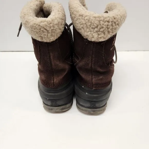 Kamik women's Insulated brown winter boots sz 9