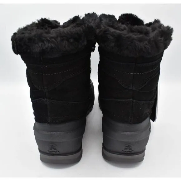 Kamik Womens Size 9 Snowbound Black Waterproof Insulated Suede Winter Pac Boots