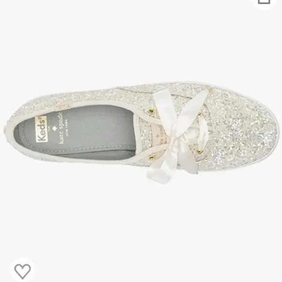 keds x kate spade champion glitter sneakers 🤍 7.5