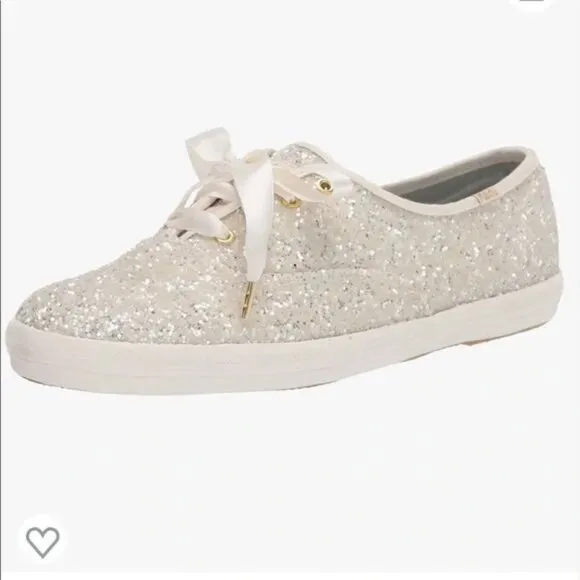 keds x kate spade champion glitter sneakers 🤍 7.5