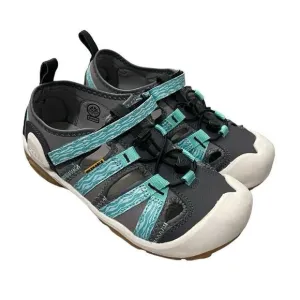 KEEN Knotch Creek Unisex Gray/Blue Washable Waterproof Sandals Size 4