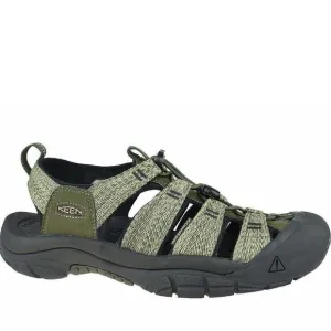 KEEN MEN'S NEWPORT H2 CLOSED TOE WATER SANDALS, FOREST NIGHT/BLACK, 9.5