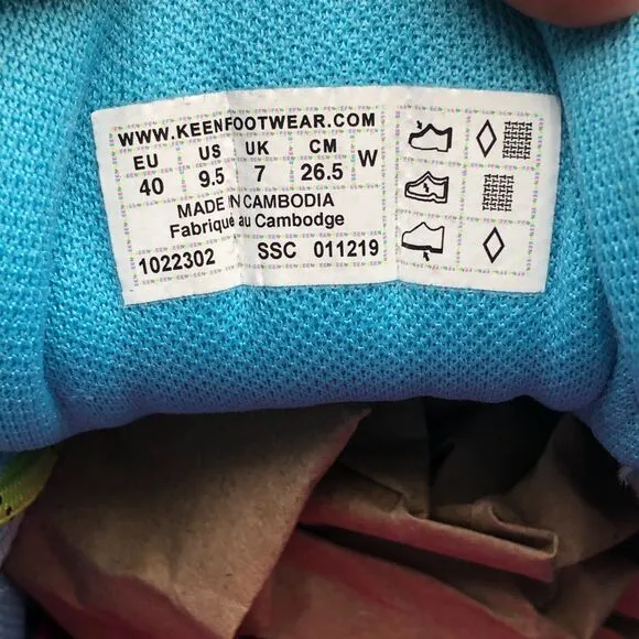 Keen Shoes Women's 9.5‎ W Vapor/Blue Mist Explore Vent 1022302