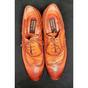 Kemal Tanca Leather Classic Shoes - Men's Size 42.5 (USA-9.5)