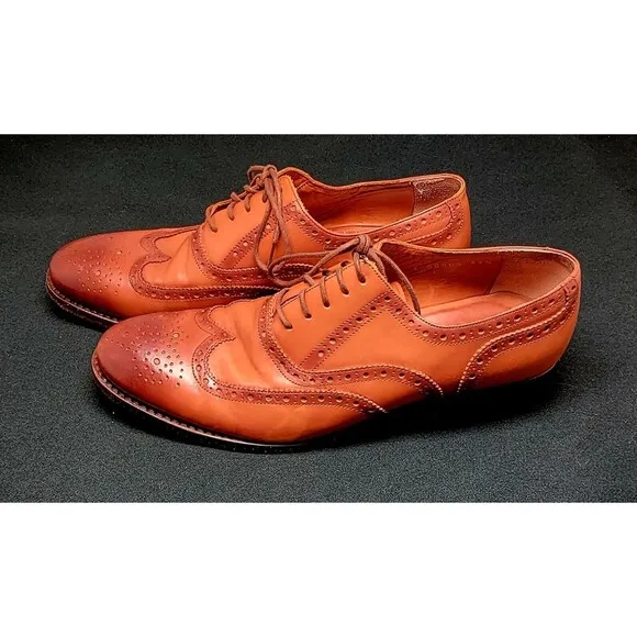 Kemal Tanca Leather Classic Shoes - Men's Size 42.5 (USA-9.5)