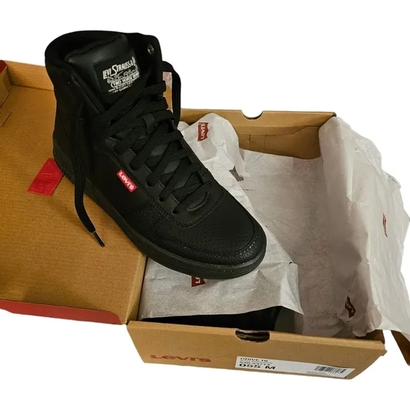 Kids' Levis Little Kids Drive Hi Top Sneakers•Size 5.5 M