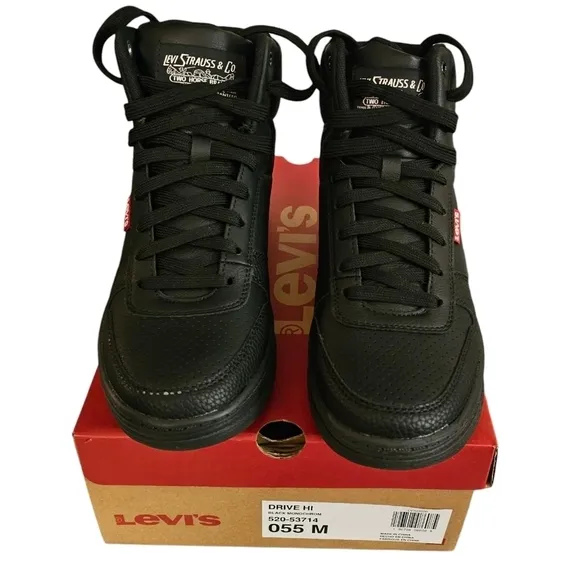 Kids' Levis Little Kids Drive Hi Top Sneakers•Size 5.5 M
