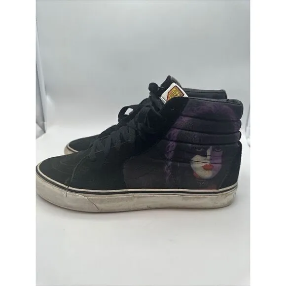 KISS Army Vans SK8 Hi Top Solo Album Faces Skateboard Sneaker Shoes Mens 9.5