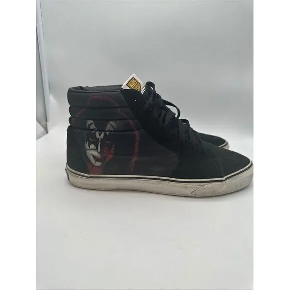KISS Army Vans SK8 Hi Top Solo Album Faces Skateboard Sneaker Shoes Mens 9.5