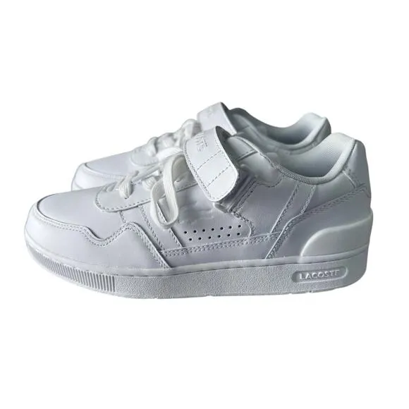 Lacoste White Casual Tennis Shoes Classic Sneakers Mens Size 6.5 Womens Size 8.5