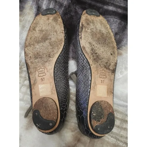 Les Prairies de Paris - Grey Flat ballerinas Size EU 37/US 6.5