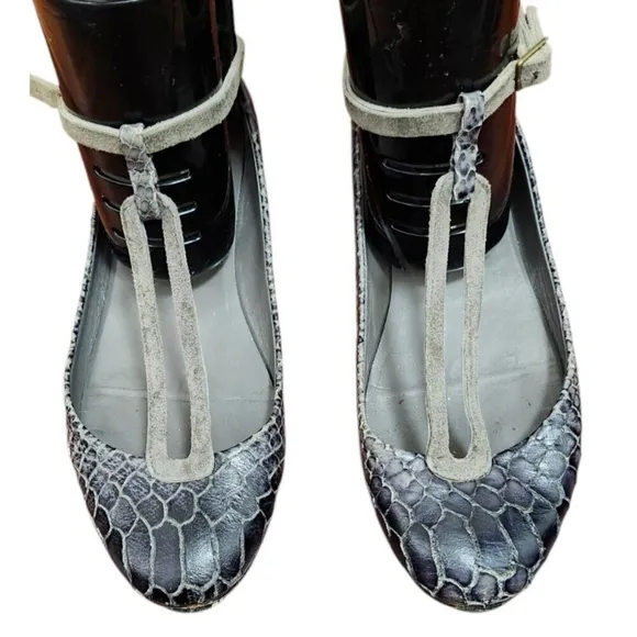 Les Prairies de Paris - Grey Flat ballerinas Size EU 37/US 6.5