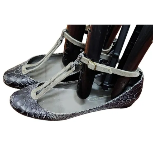 Les Prairies de Paris - Grey Flat ballerinas Size EU 37/US 6.5