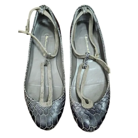 Les Prairies de Paris - Grey Flat ballerinas Size EU 37/US 6.5