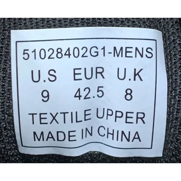 Levis Hi Top Sneaker Shoes Mens Size 9 Gray Black White Hip Hop 51028402G1