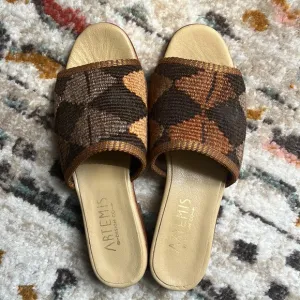 LIKE NEW Artemis Design Co. Kilim Slide Sandals