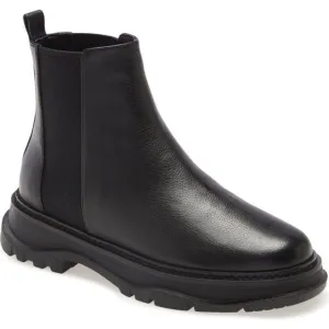 Linea Paolo Women's Leather Upper Classic Biz Chelsea Boots Black