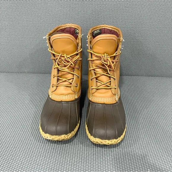 LL Bean Classic Bean Boots GoreTex Lined Womens Rubber Duck Boot Rain Boots Sz 7