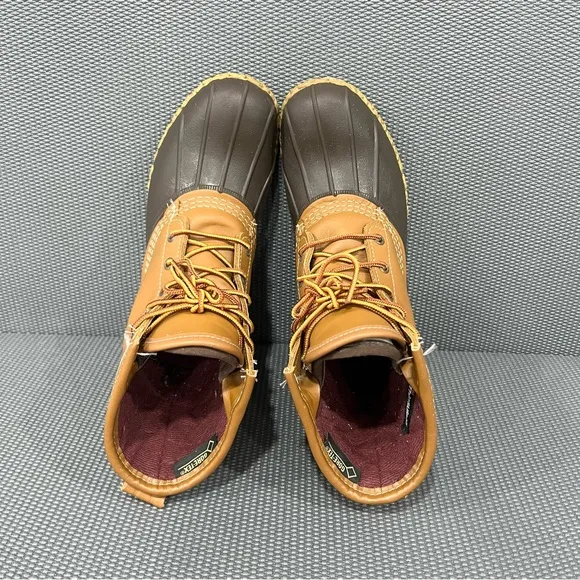 LL Bean Classic Bean Boots GoreTex Lined Womens Rubber Duck Boot Rain Boots Sz 7
